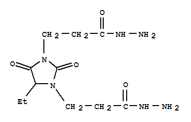 4-ethyl-2,5-dioxoimidazolidine-1,3-di(propionohydrazide)