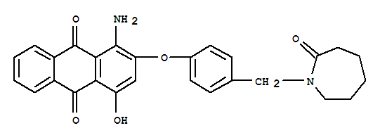 1-amino-2-[p-[(hexahydro-2-oxo-1H-azepin-1-yl)methyl]phenoxy]-4-hydroxyanthraquinone