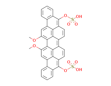 16,17-dimethoxyanthra[9,1,2-cde]benzo[rst]pentaphene-5,10-diyl bis(hydrogen sulphate)