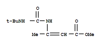 methyl 3-[[[tert-butylamino]carbonyl]amino]-2-butenoate