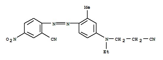 2-[[4-[(2-cyanoethyl)ethylamino]-o-tolyl]azo]-5-nitrobenzonitrile