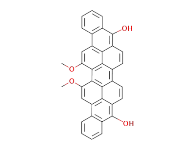 16,17-dimethoxy-anthra[9,1,2-<i>cde</i>]benzo[<i>rst</i>]pentaphene-5,10-diol