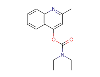 N,N-Diethyl-(2-methyl-4-chinolinyl)carbamidat